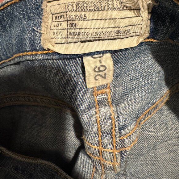 Current/Elliott The Cropped Straight Distressed Jeans Women’s Size 26 - Picture 6 of 9